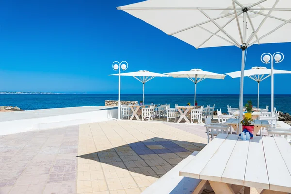 Beautiful terrace with sea view — Stock Photo, Image