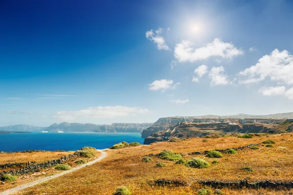 Hermoso paisaje con vista al mar — Foto de Stock