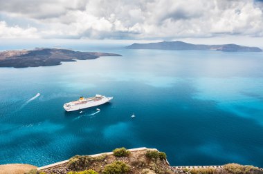 Cruise gemisi, denize yakın adalar