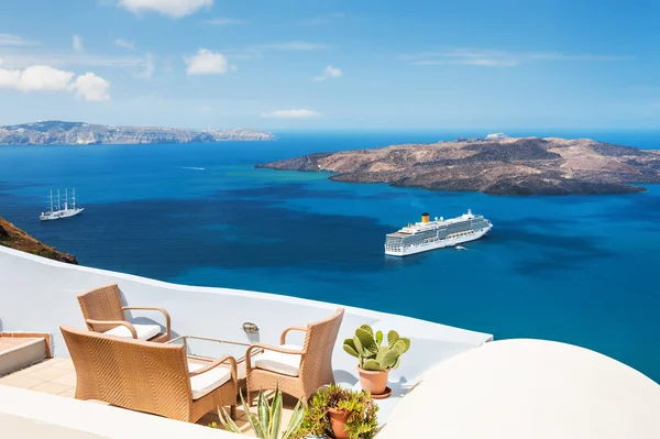 Ostrov Santorini, Řecko. — Stock fotografie