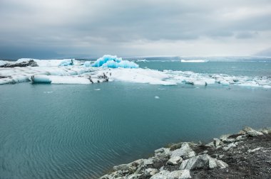 Buzdağları Jokulsarlon buzul lagün, İzlanda