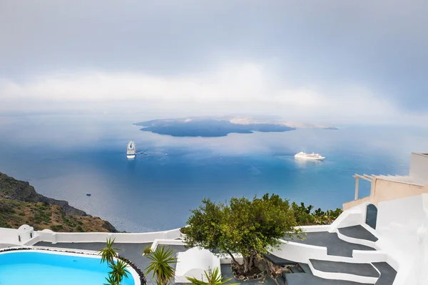 White architecture on Santorini island, Greece — Stock Photo, Image