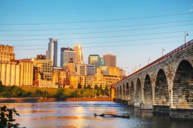Şehir minneapolis, minnesota sabah