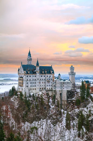 巴伐利亚的Neuschwanstein城堡 — 图库照片
