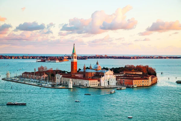 Flygfoto över Venedig, Italien — Stockfoto