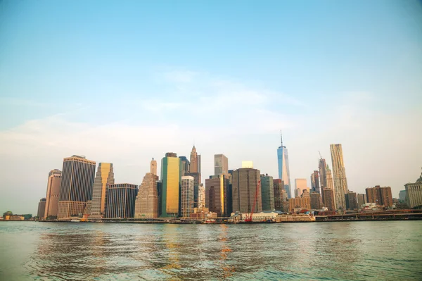 Lower Manhattan skyline — Stockfoto