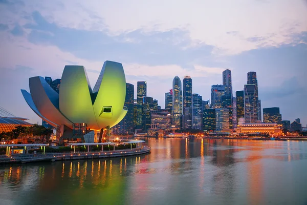 Finansowej dzielnicy Singapuru — Zdjęcie stockowe