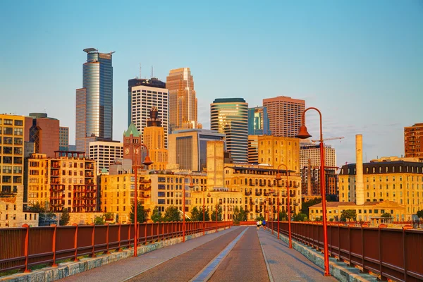 Downtown Minneapolis, Minnesota in the morning — Stock Photo, Image