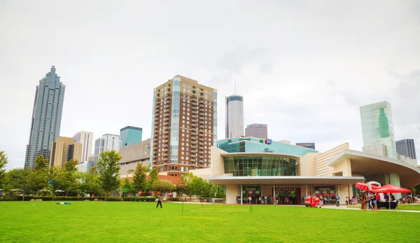 Världen av Coca-Cola i Centennial Olympic park — Stockfoto