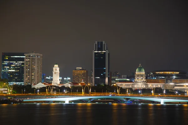 Financiële district van Singapore — Stockfoto