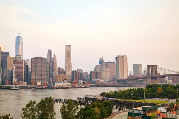 Dolní Manhattan panoráma — Stock fotografie