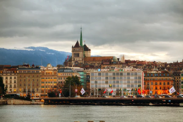 Güzel Geneva cityscape — Stok fotoğraf