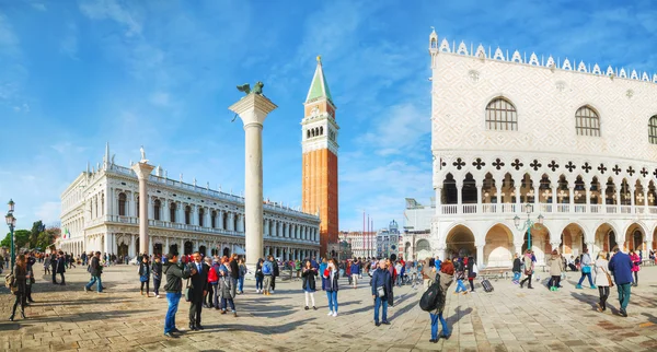 San Marco náměstí v Benátkách — Stock fotografie