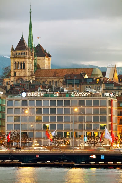 Mooie Genève stadsgezicht — Stockfoto