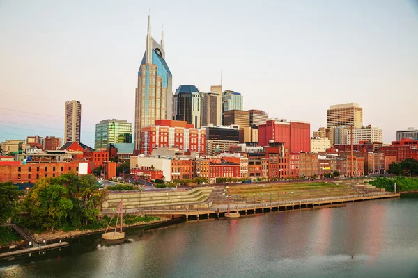 Stadtbild der Innenstadt von Nashville — Stockfoto
