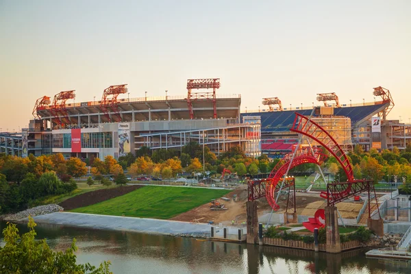 LP veld in Nashville, Tn in ochtend — Stockfoto