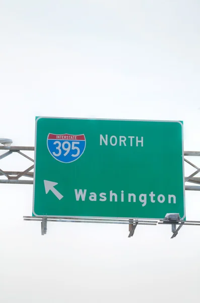 Washington, Dc işareti yön — Stok fotoğraf