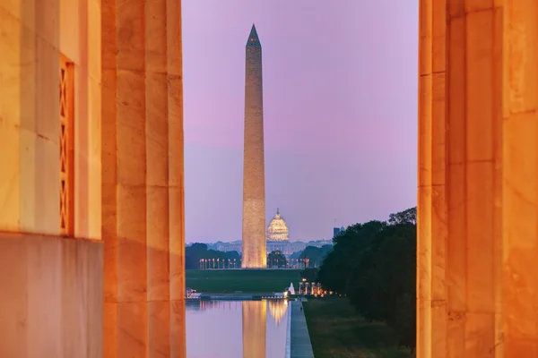 Monumento commemorativo di Washington, DC — Foto Stock