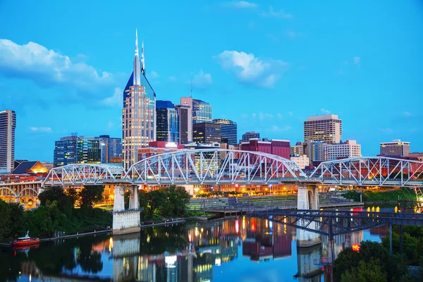 Downtown Nashville Skyline — Stockfoto