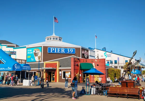 Pier 39, haven san francisco — Stockfoto