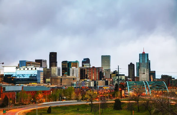 Şehir merkezinde denver, colorado — Stok fotoğraf