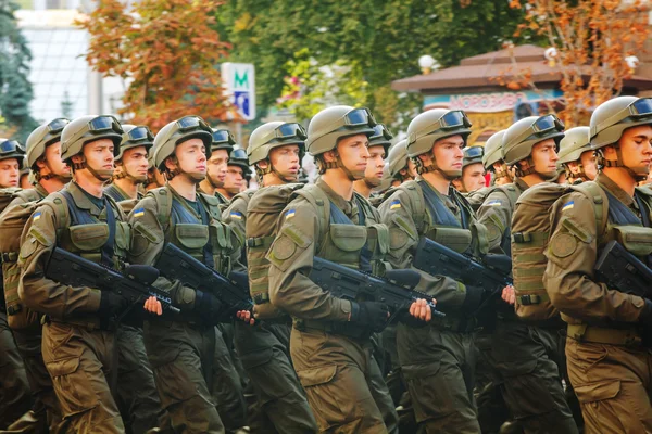 Ukrainian Airborne troopers — Stock Photo, Image