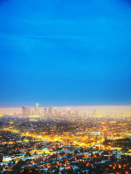 Panoráma města Los angeles — Stock fotografie