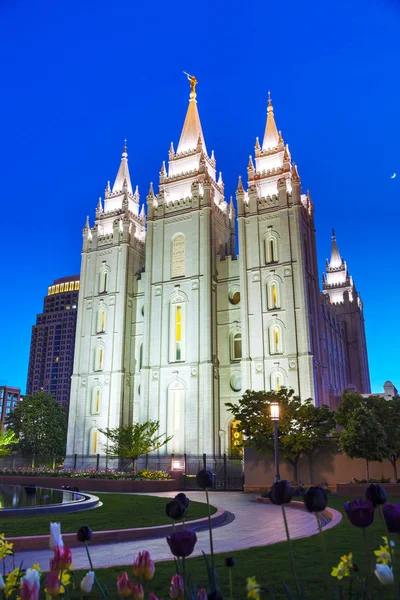 Tempio dei Mormoni, Utah — Foto Stock
