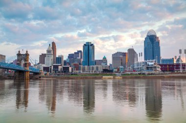 Cincinnati şehir merkezi genel bakış