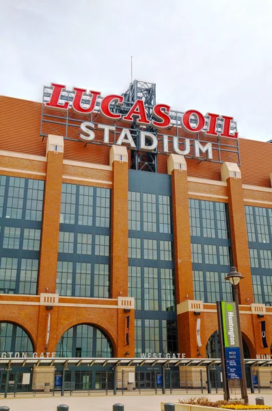 Ingang naar het Lucas Oil Stadium — Stockfoto