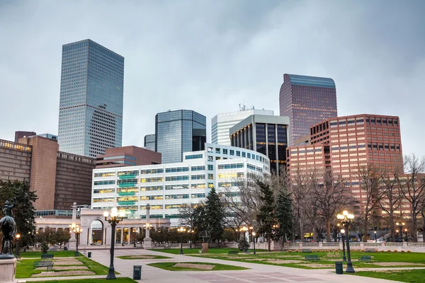 Centro da cidade de Denver — Fotografia de Stock