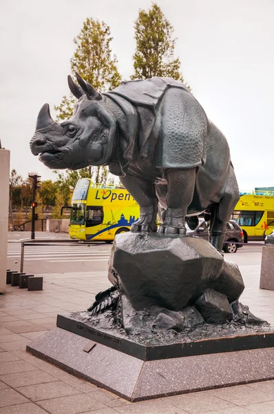 Escultura rinoceronte — Fotografia de Stock