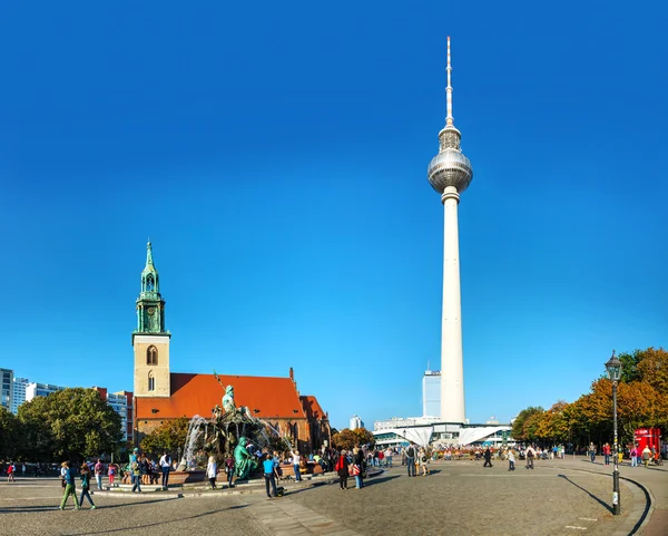 Piazza Alexanderplatz — Foto Stock