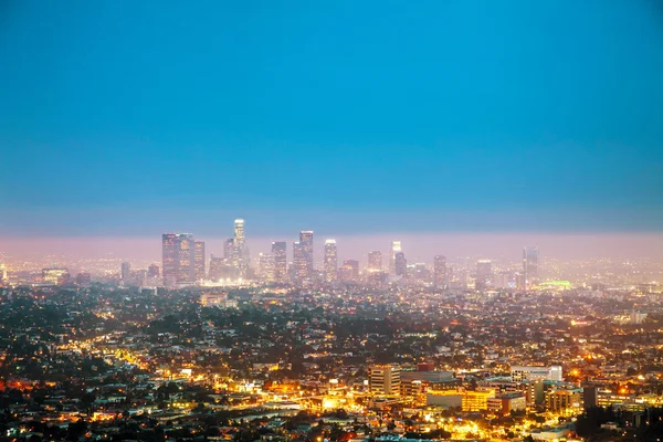 Panoráma města Los angeles — Stock fotografie