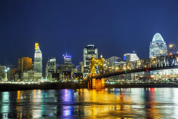 Visão geral do centro de Cincinnati — Fotografia de Stock