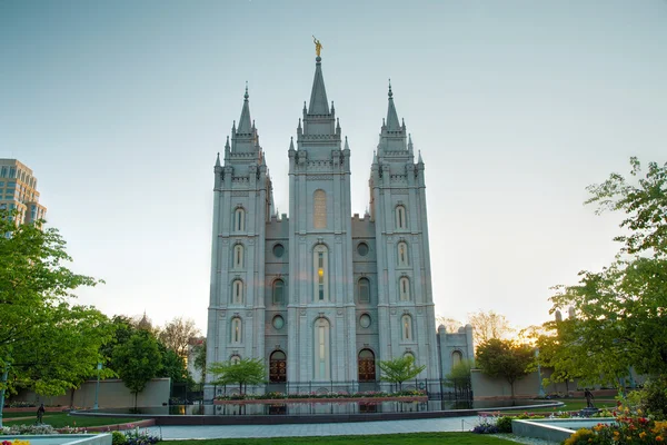 Templo de Mórmons — Fotografia de Stock