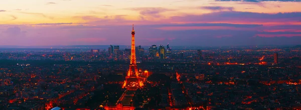 Париж, панорамний cityscape — стокове фото