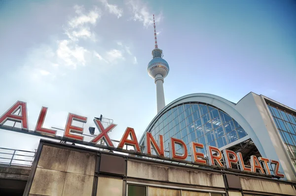 Tunnelbanestationen Alexanderplatz — Stockfoto