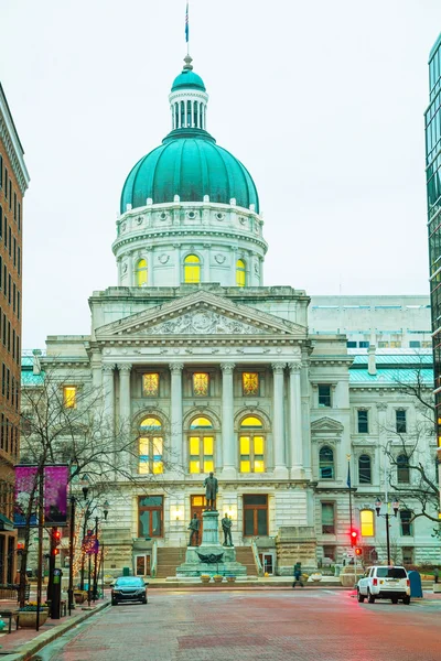 Indiana state capitol building — Stock Photo, Image