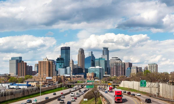 Centrum minneapolis — Zdjęcie stockowe