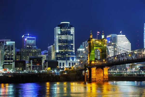Cincinnati centro città panoramica — Foto Stock