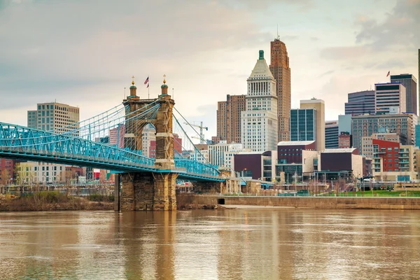 Visão geral do centro de Cincinnati — Fotografia de Stock