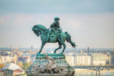 Statue of Prince Eugene of Savoy at the Royal Castle clipart