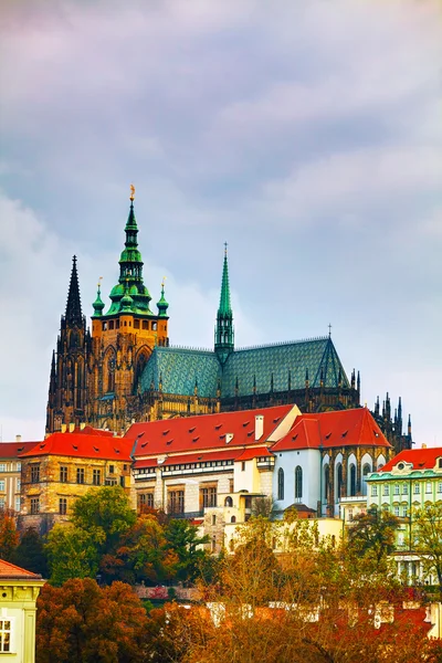 O castelo de Praga fechar — Fotografia de Stock