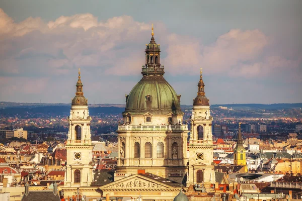 St. Stephen (St. Istvan) basiliek in Boedapest — Stockfoto