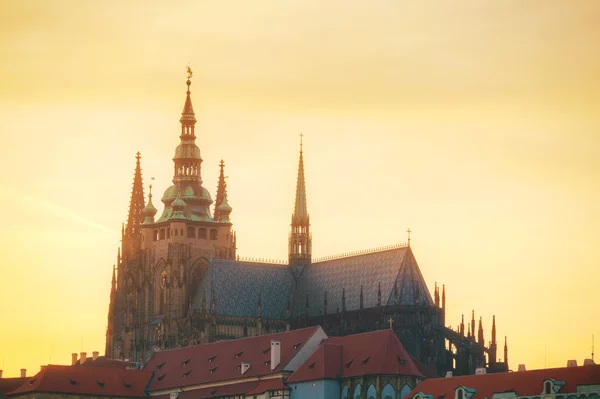 Pražský hrad zblízka — Stock fotografie