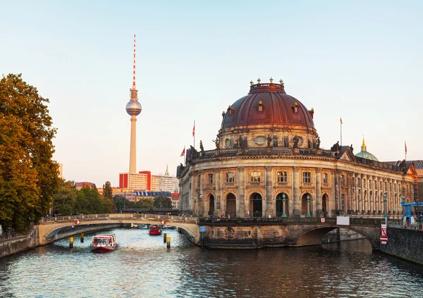 Berlínské panoráma navečer — Stock fotografie