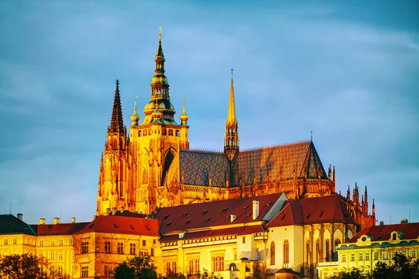 O castelo de Praga fechar — Fotografia de Stock