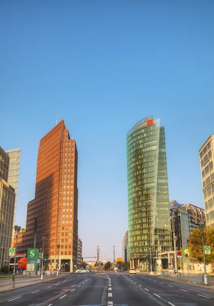 Potsdamer platz i berlin, Tyskland — Stockfoto