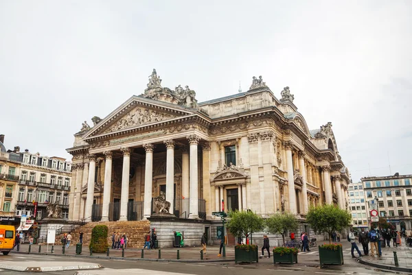 Brussels Stock Exchange building — Stock Photo, Image
